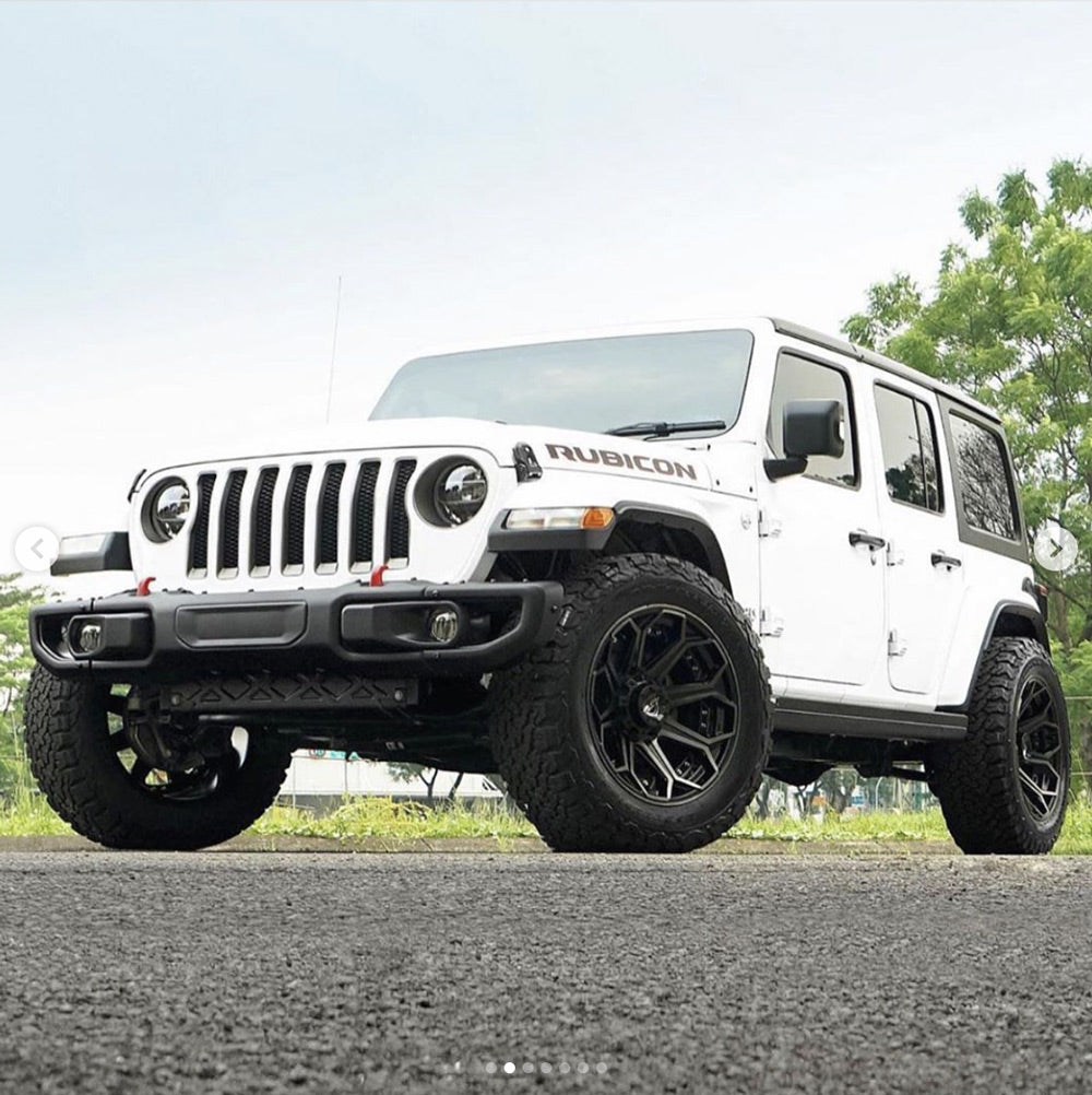 4PLAY 4P80R-20100-5D55-24BBT Gen2 20x10 5x5" & 5x5.5" -24et in Brushed Black