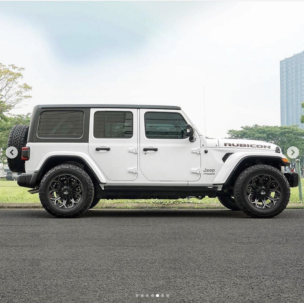 4PLAY 4P80R-20100-5D55-24BBT Gen2 20x10 5x5" & 5x5.5" -24et in Brushed Black