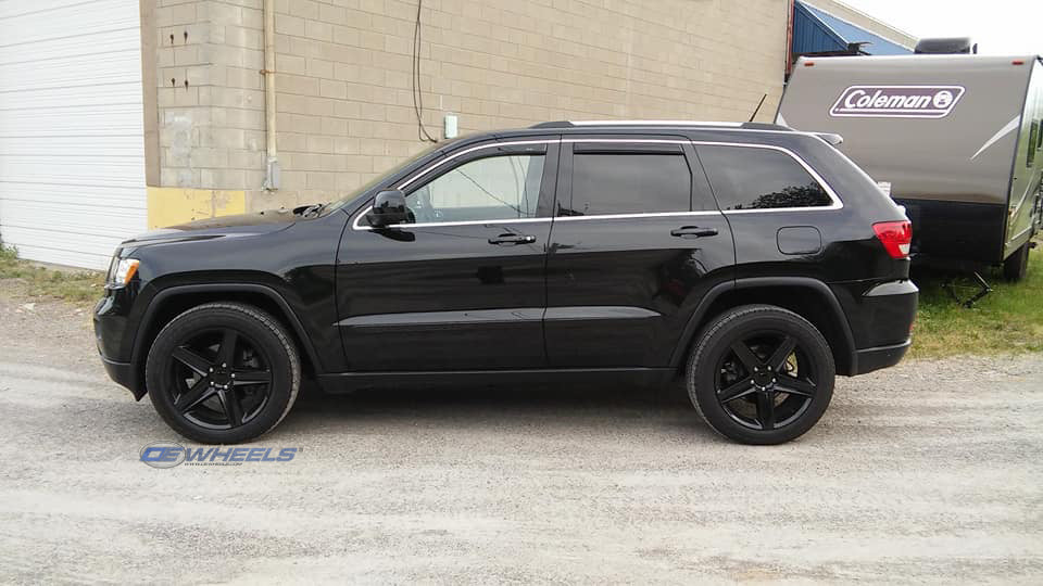 OE Wheels JP06-20090-5500-34B 20" Replica fits Jeep Grand Cherokee 20x9 Black