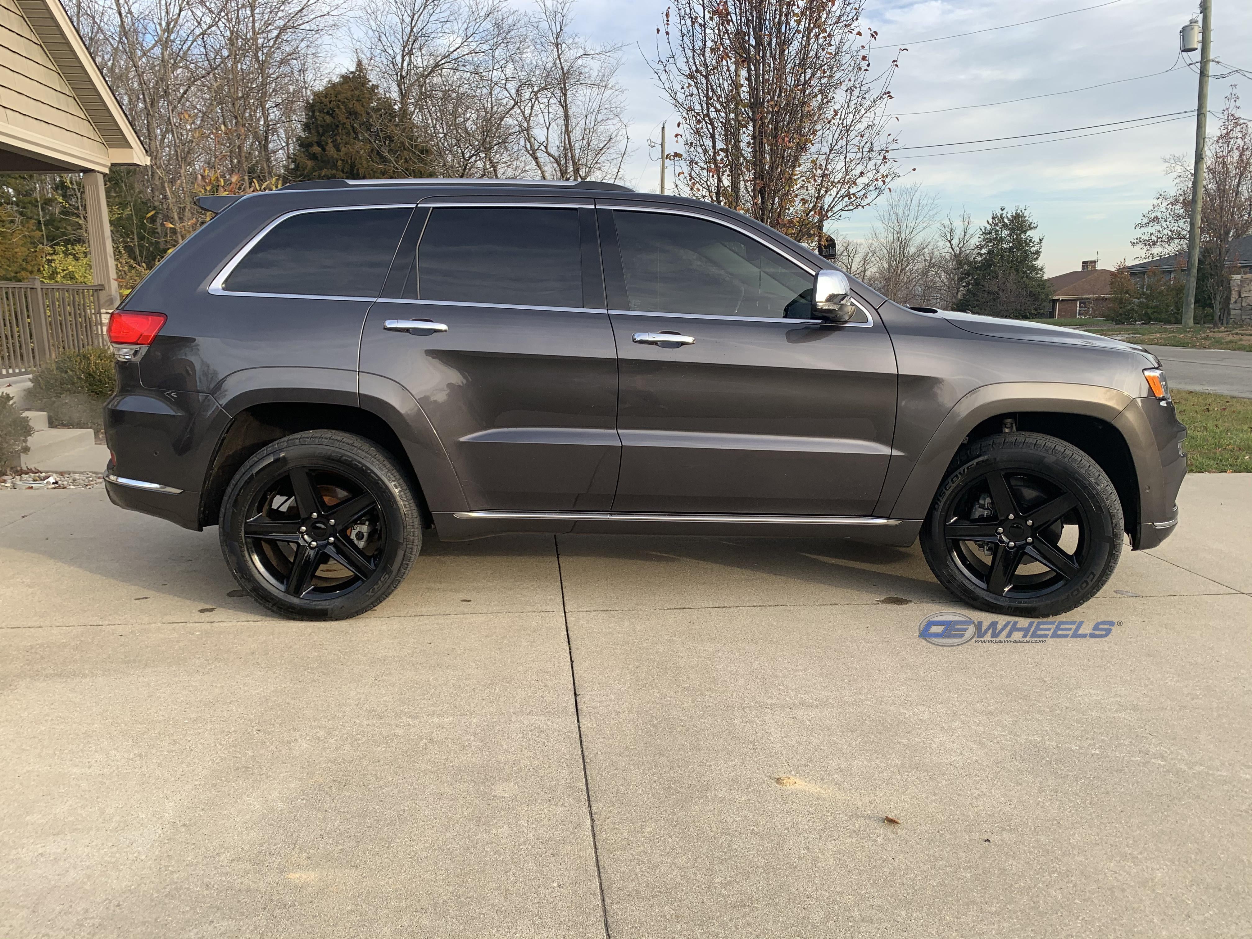 OE Wheels JP06-20090-5500-34B 20" Replica fits Jeep Grand Cherokee 20x9 Black