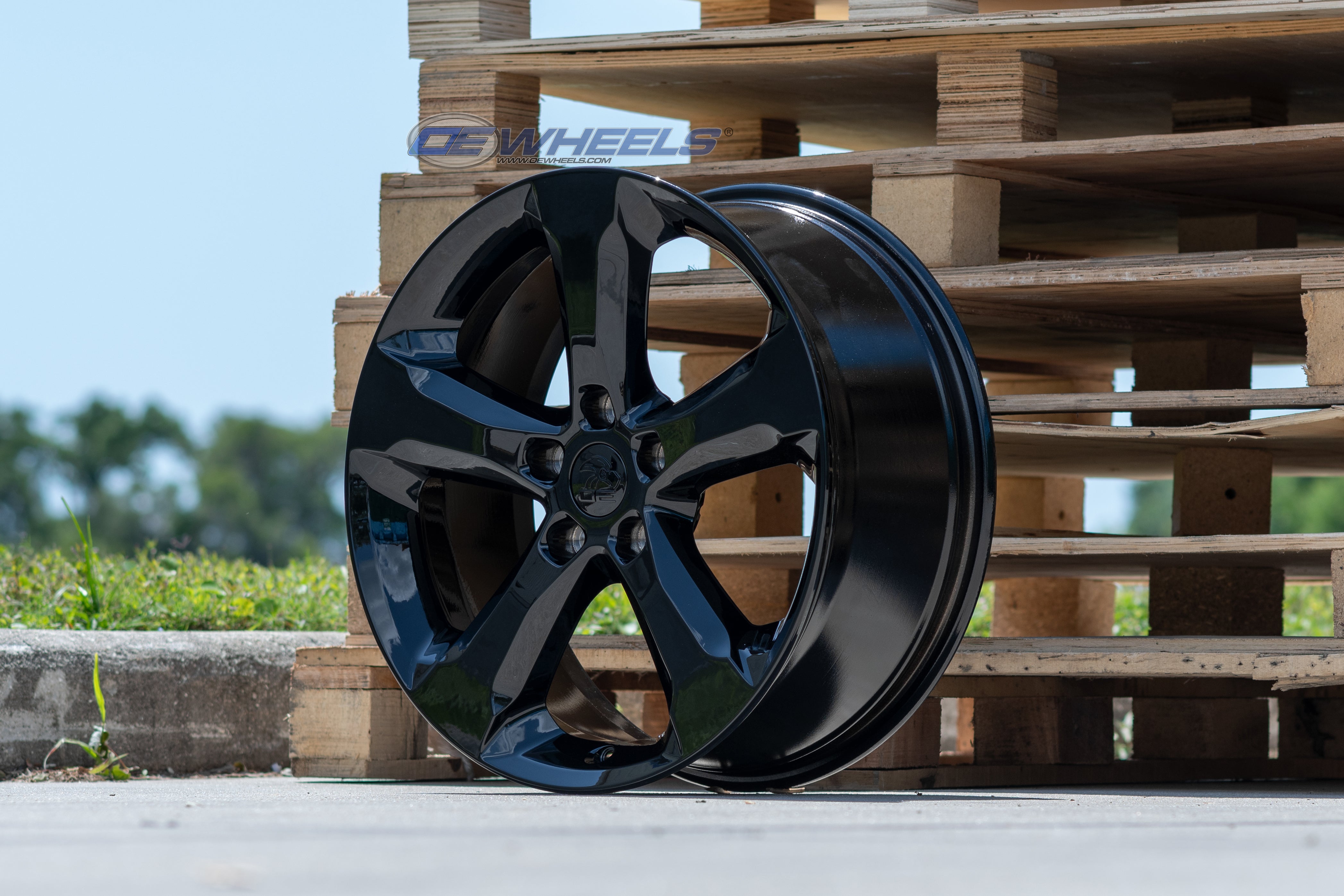 OE Wheels JP28-20085-5500-50B 20" Replica fits Jeep Grand Cherokee Gloss Black