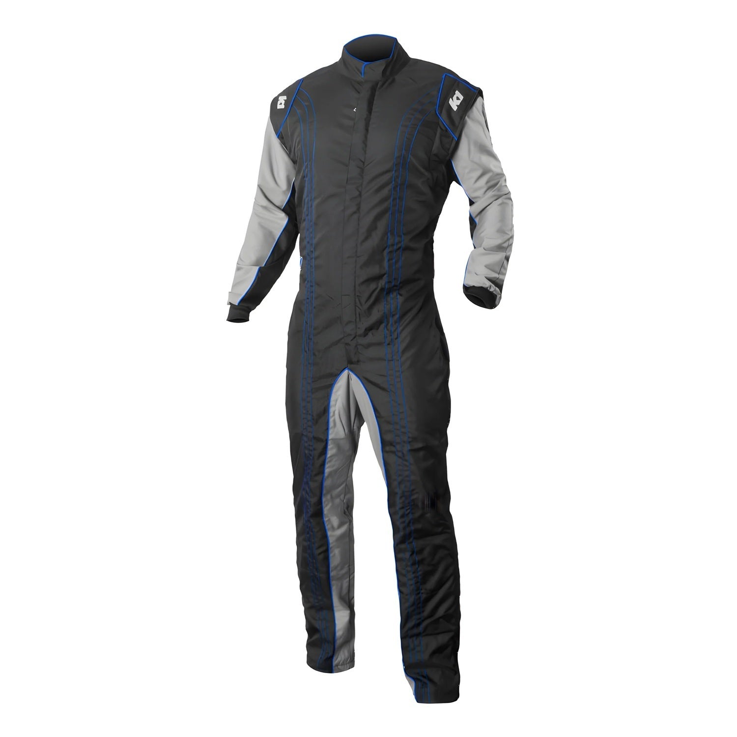 K1 RACEGEAR 10-GK2-B-ML Suit Karting GK2 Adult Medium/Large Black/Blue