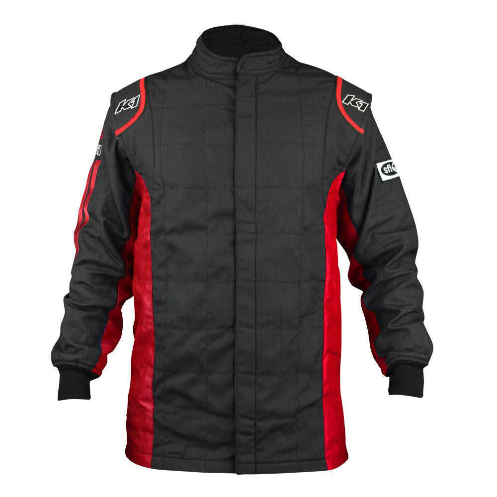 K1 RACEGEAR 21-SPT-NR-2XL Jacket Sportsman Black / Red XX-Large