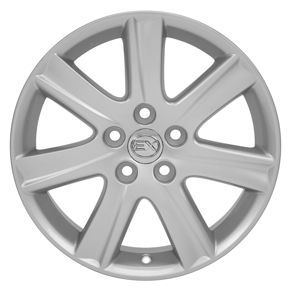 OE Wheels LX12-17070-5450-45S 17" Replica LX12 fits Lexus ES 17x7 Silver