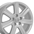 OE Wheels LX12-17070-5450-45S 17" Replica LX12 fits Lexus ES 17x7 Silver