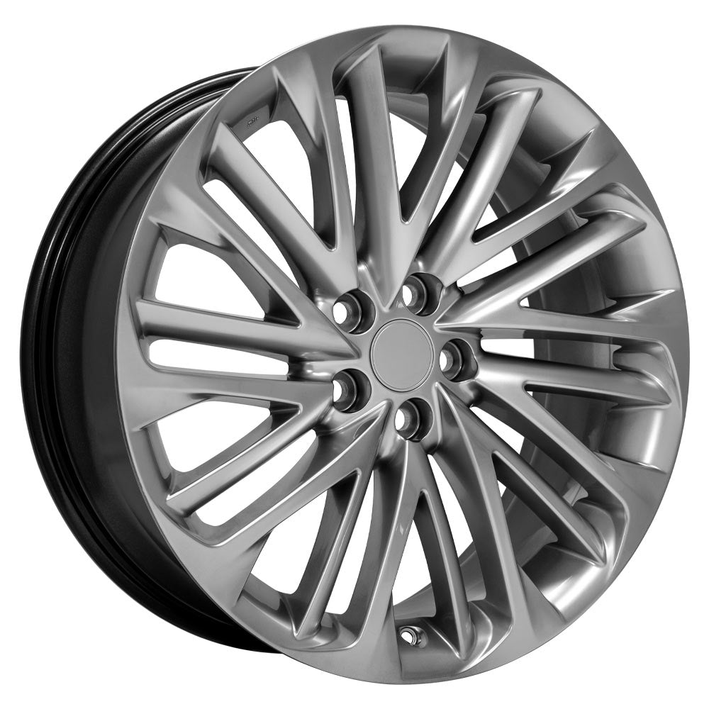 OE Wheels LX58-20080-5450-30HS 20" Replica LX58 fits Lexus 20x8 Hyper Silver