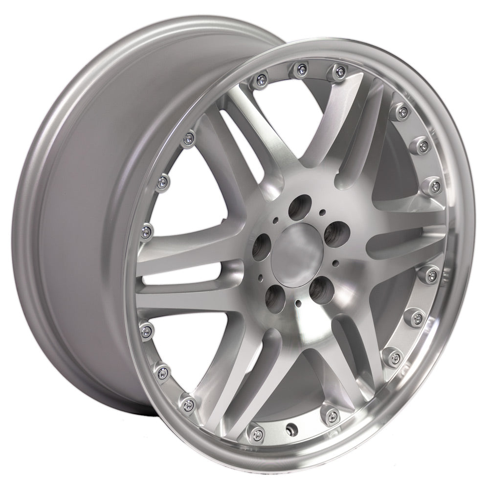 OE Wheels MB09-18085-5112-35MS 18" Replica fits Mercedes Benz C Class Silver