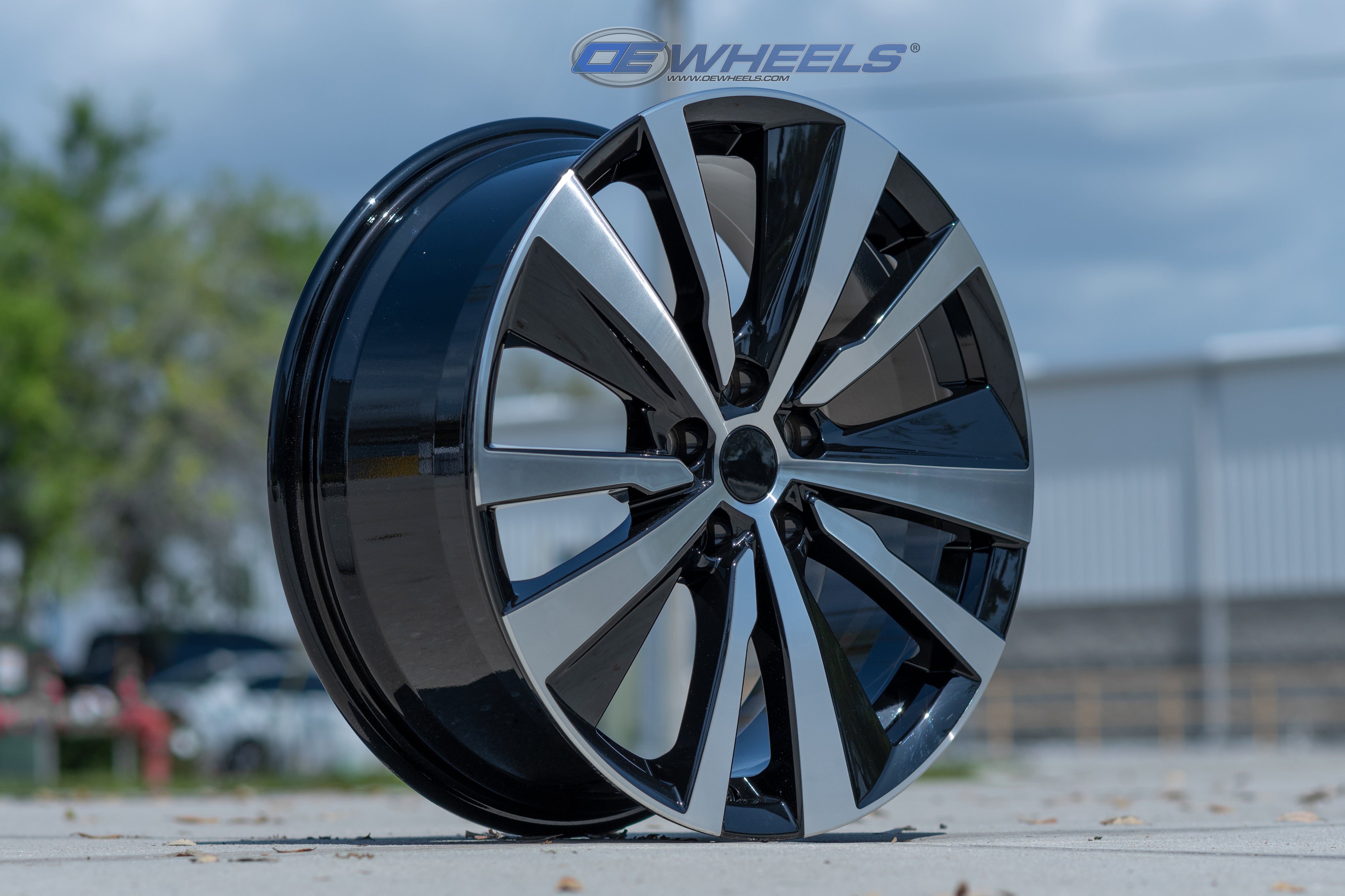 OE Wheels NS29-19080-5450-55MB 19" Replica fits Nissan Altima Black Machined