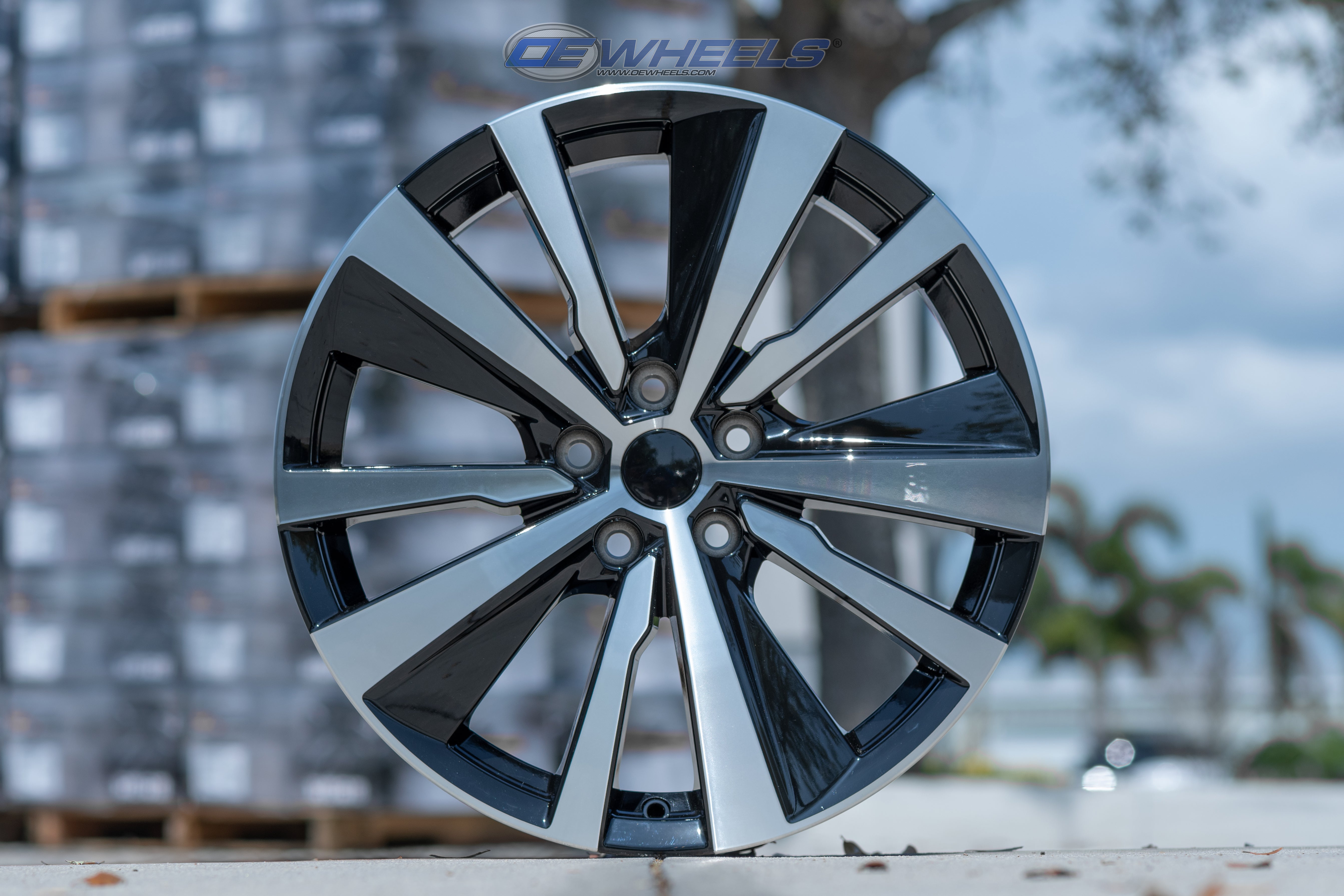 OE Wheels NS29-19080-5450-55MB 19" Replica fits Nissan Altima Black Machined