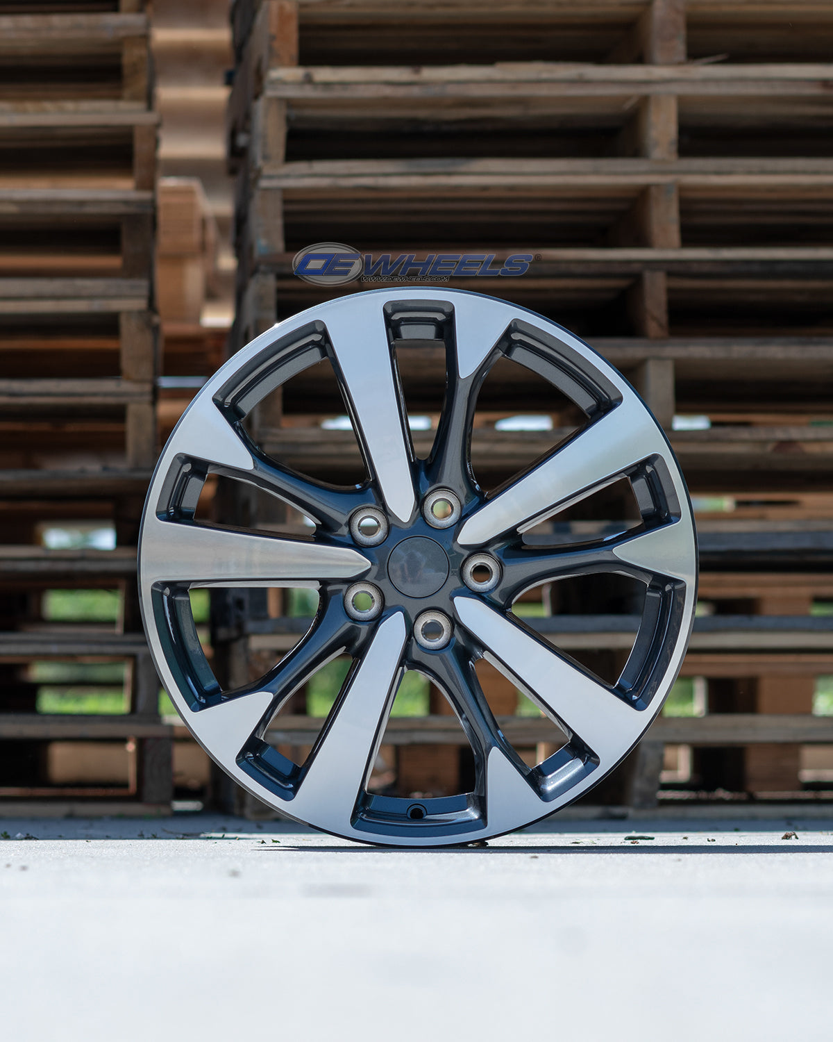 OE Wheels NS30-18075-5450-55MG 18" Replica fits Nissan Altima 18x7.5 Gunmetal