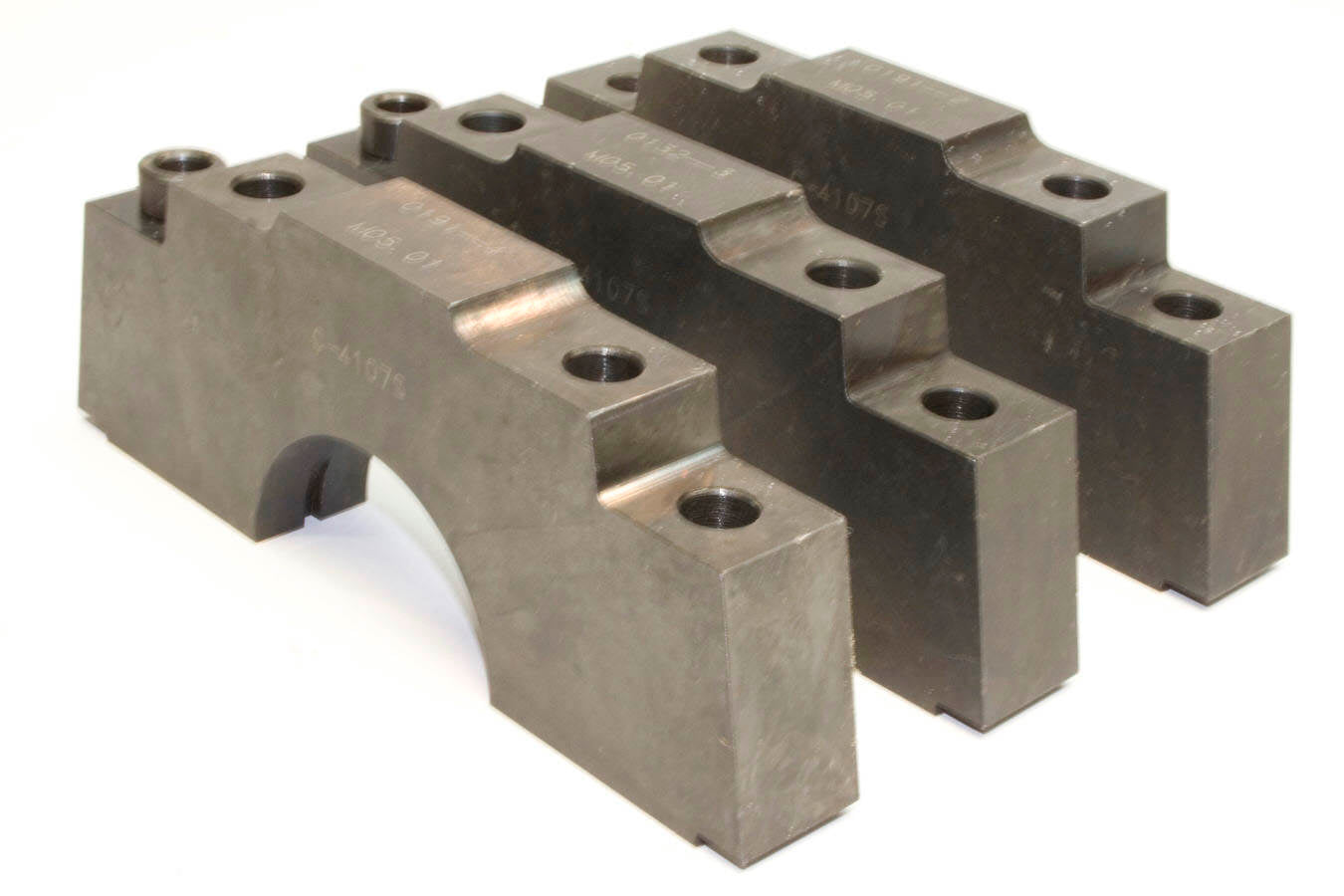 PRW INDUSTRIES, INC. 1745402 Billet Main Caps fits Chevy 396-454 2 to 4-Bolt Conv