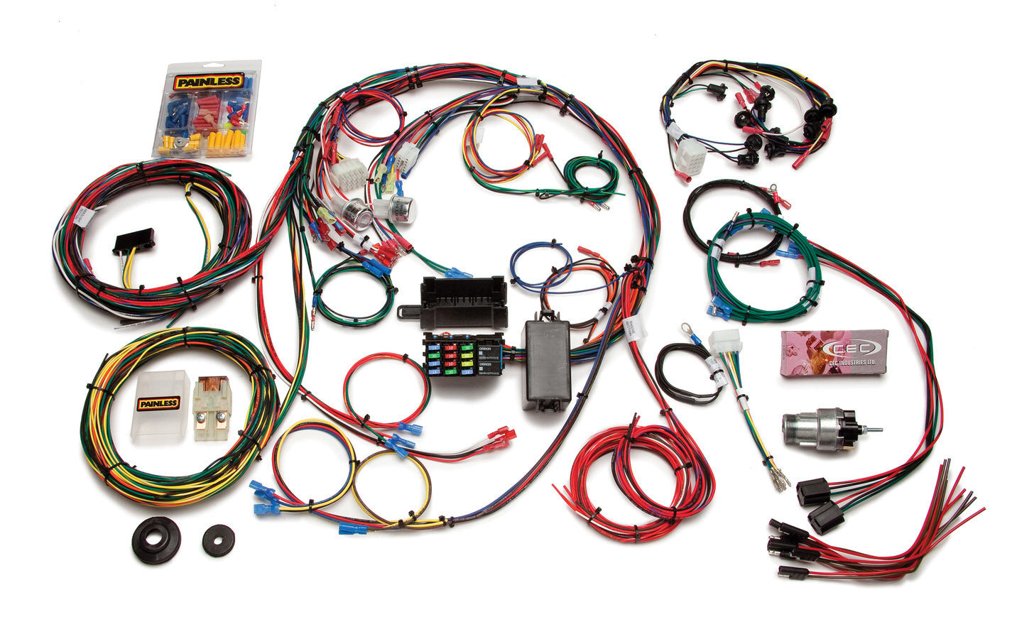 PAINLESS WIRING 20121 1967-68 fits Mustang Chassis Harness 22 Circuits