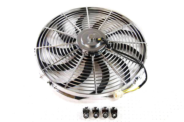 RACING POWER R1207 16In Electric Fan Curved Blades
