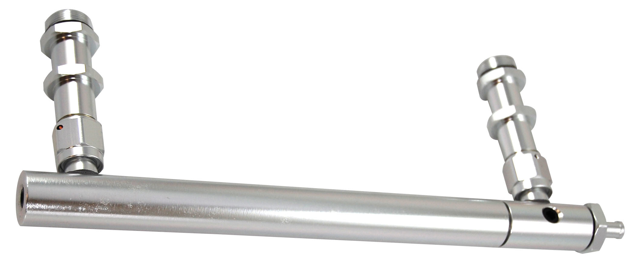 RACING POWER R2157 Holley Billet Alum Fuel Log -Clear
