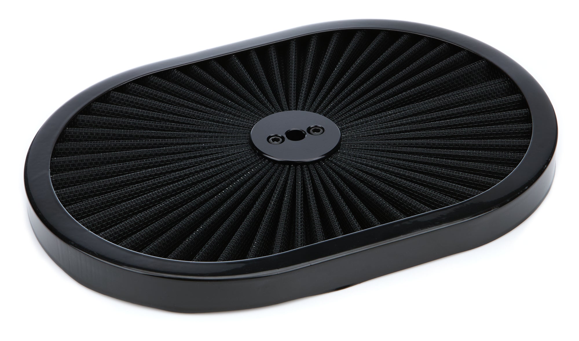 RACING POWER R2217T 12in Super Flow Oval Air Cleaner Black