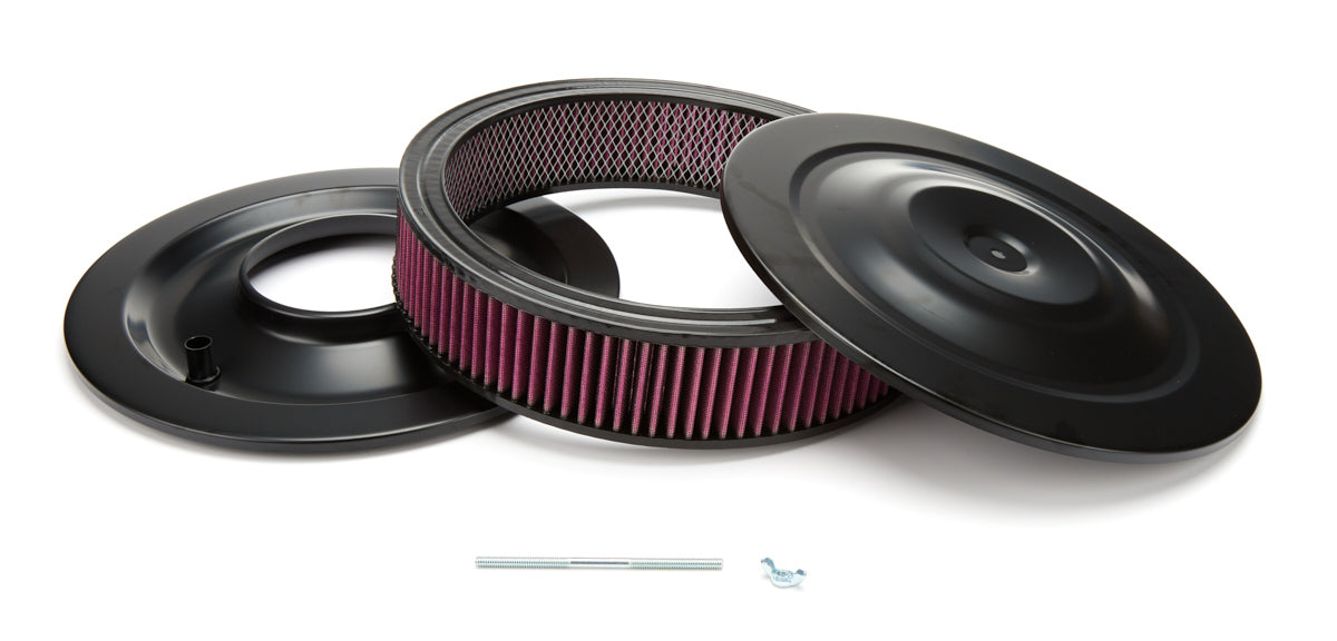 RACING POWER R2246 14in X 3in Performance Air Cleaner Black