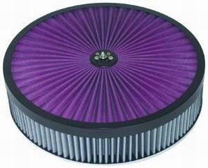 RACING POWER R2405X Black 14X3 Super Flow Air Cleaner Kit