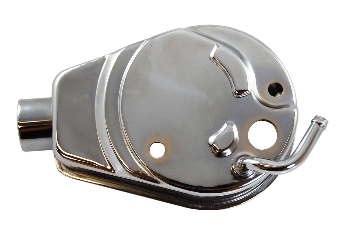 RACING POWER R3812 Power Steering Pump Rese rvoir Only Chrome