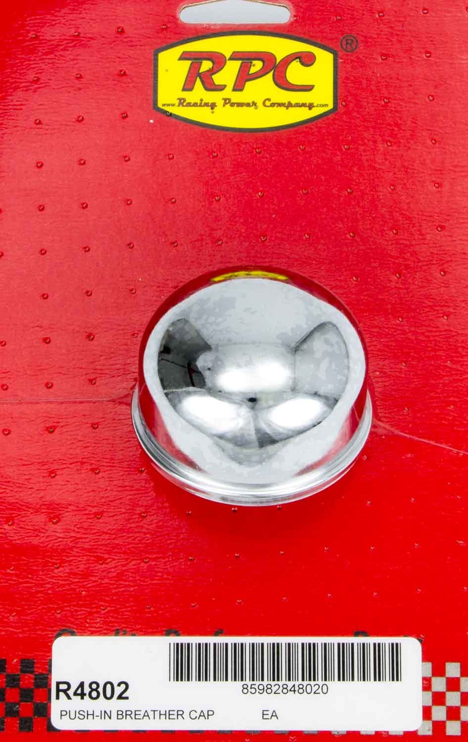 RACING POWER R4802 Chrome Push In Oil Fill Cap