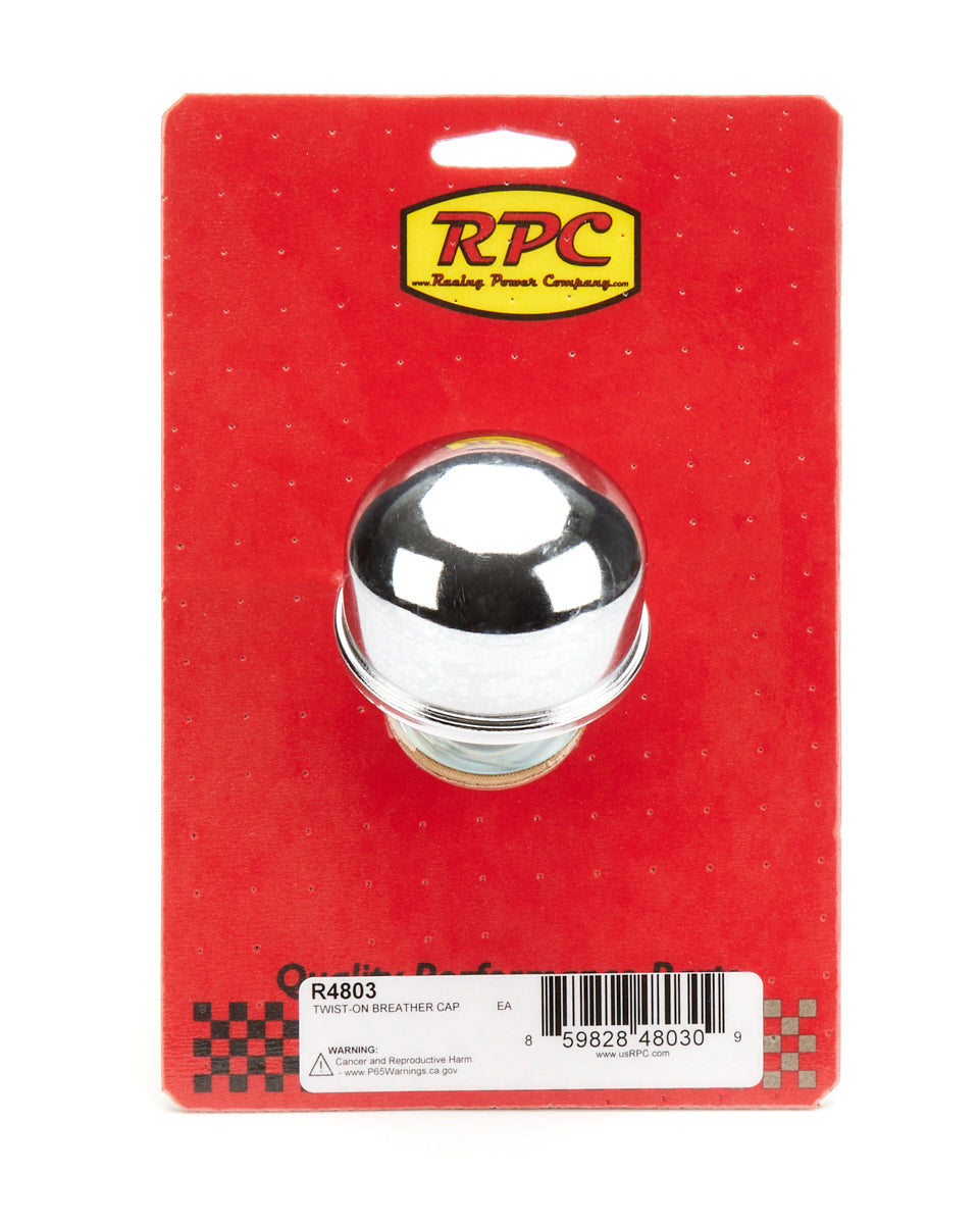 RACING POWER R4803 Twist-On Breather Cap Each