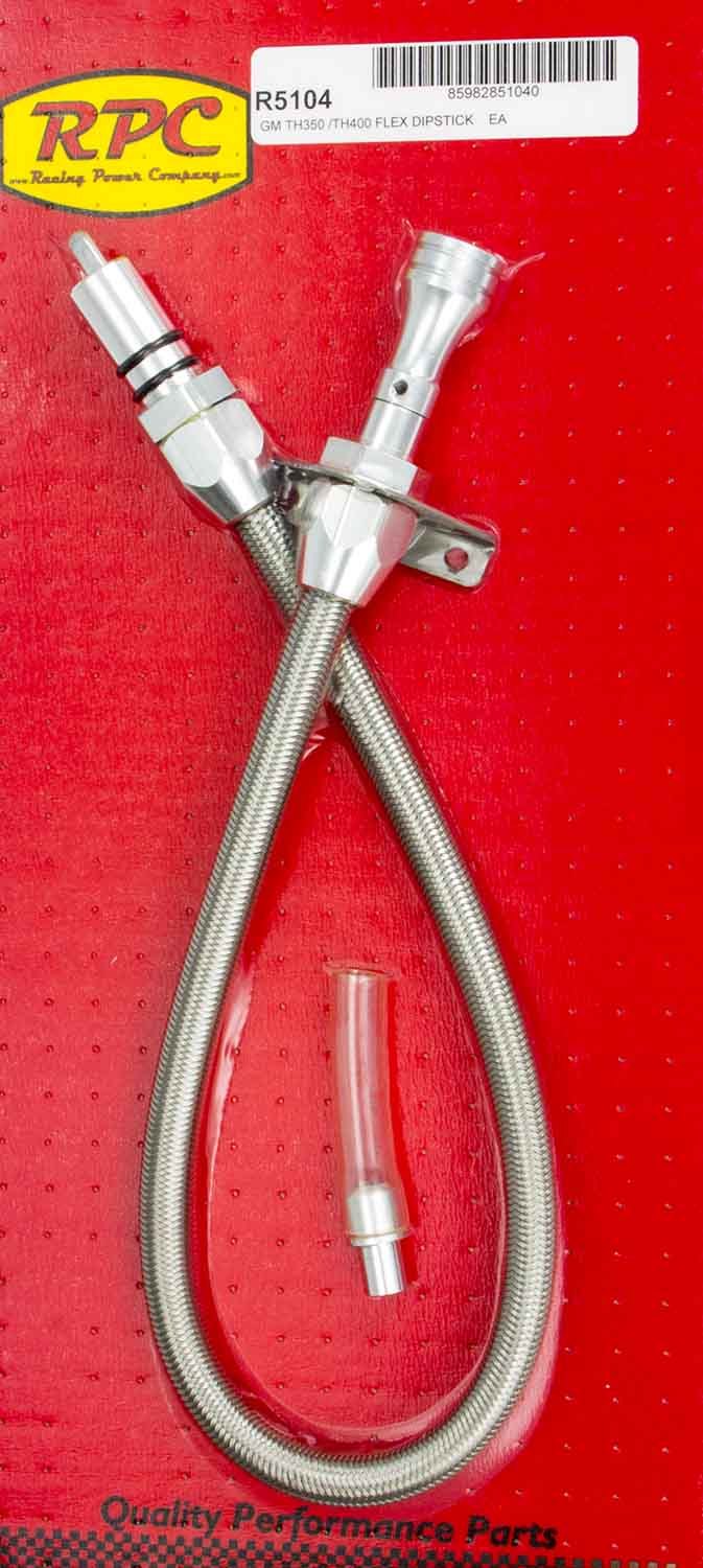 RACING POWER R5104 Flexible Trans Dipstick fits GM TH350/400 F/W Mount