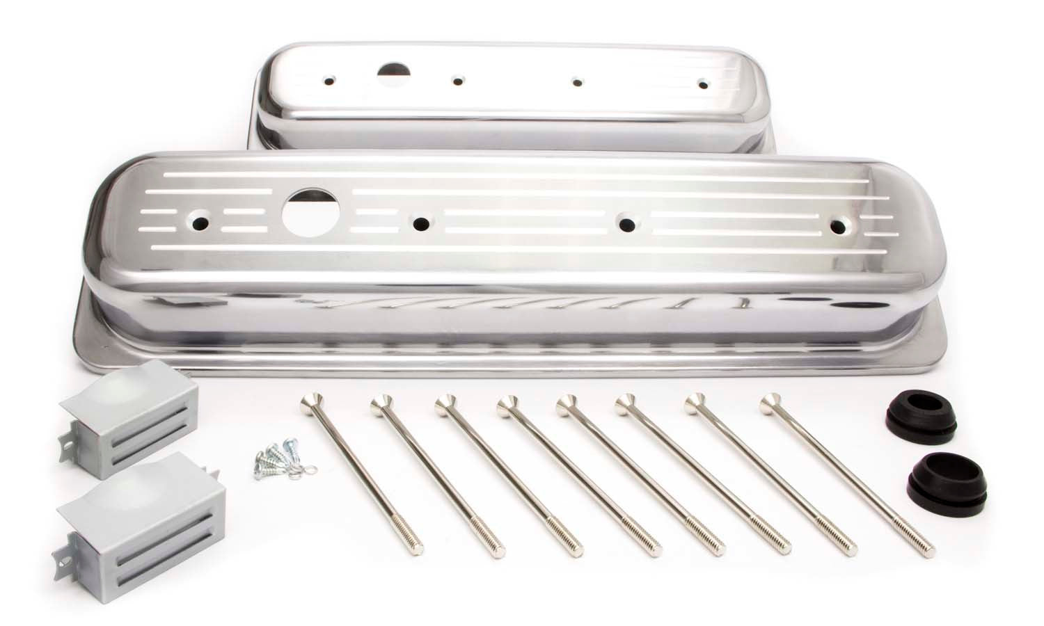 RACING POWER R6037 fits SBC Alum Short Center Bolt V/C Milled Polished