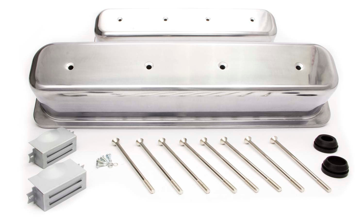 RACING POWER R6046 fits SBC Alum Tall Center Bolt V/C Plain Polished