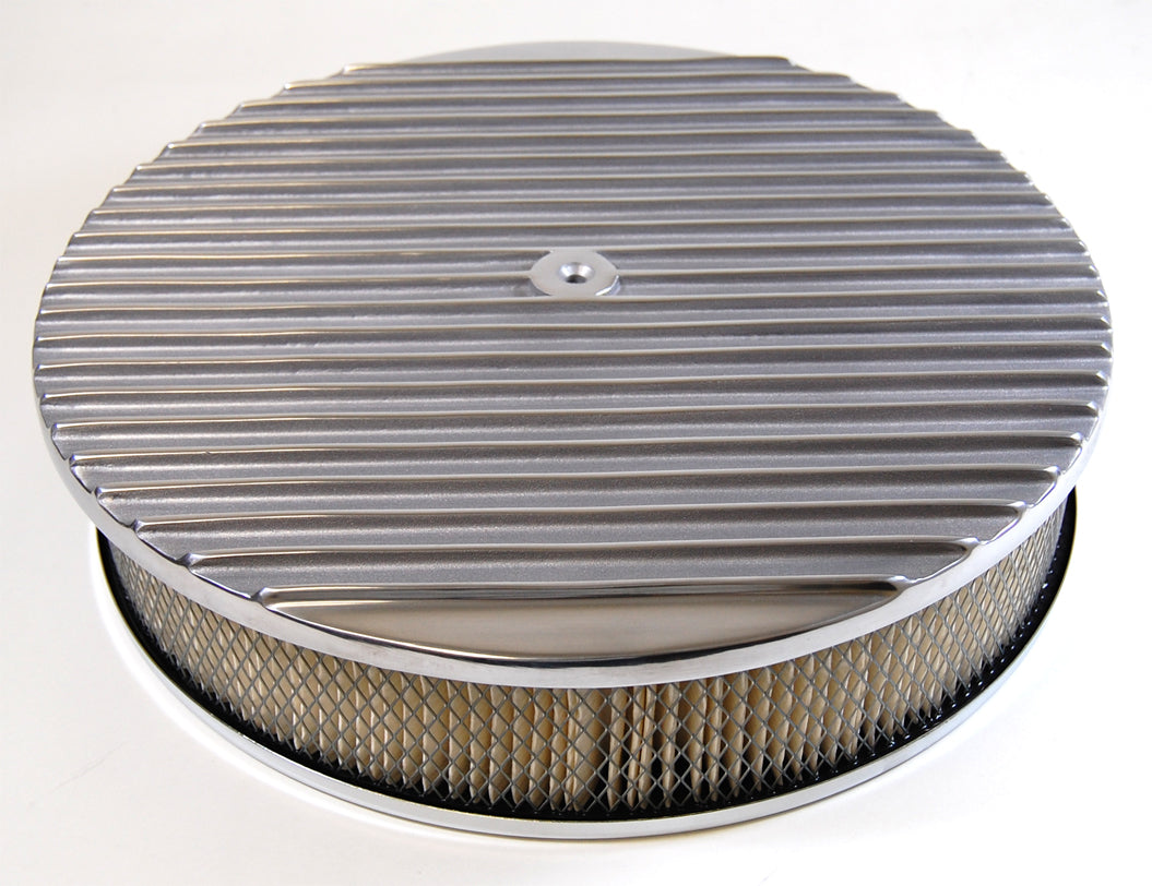 RACING POWER R6708 14 X 3 Full Finned Air Cleaner Kit Paper