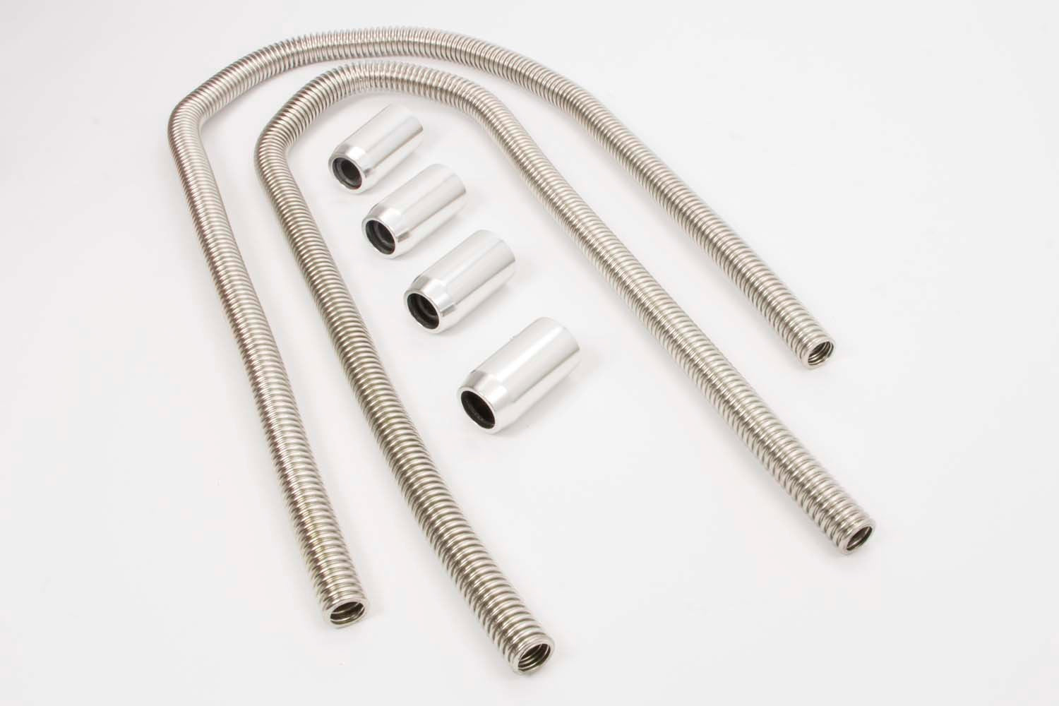 RACING POWER R7313 2-44in Stainless Heater Hose Kit w/Polished Ends