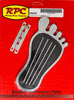 RACING POWER R8520 Gas Pedal Barefoot Chrom Steel