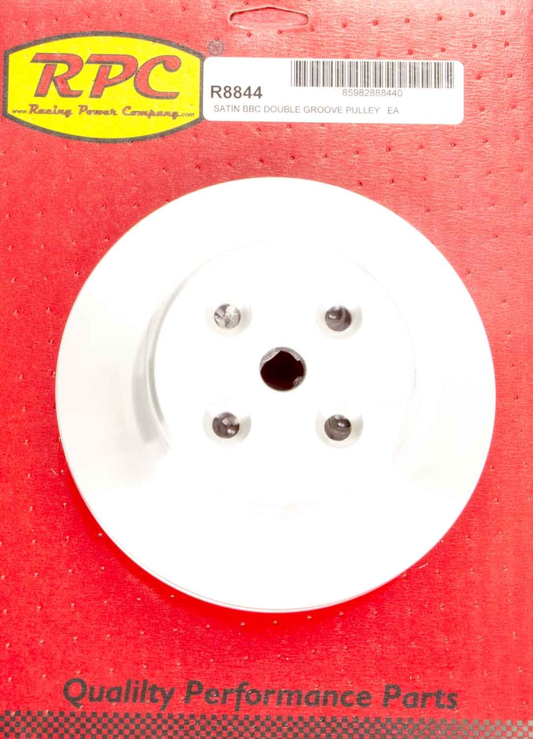 RACING POWER R8844 BBC 2 Groove Satin Alum Long W/PPPulley