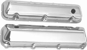 RACING POWER R9297 Chrome Steel Valve Cover 429-460 Pair