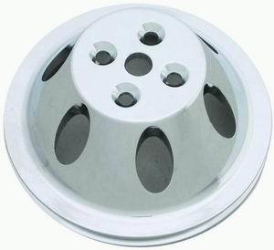 RACING POWER R9478POL Pol Alum fits SBC Single Gro ove Pulley