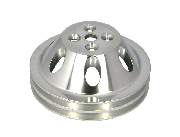 RACING POWER R9479POL Pol Alum fits SBC Double Gro ove Pulley