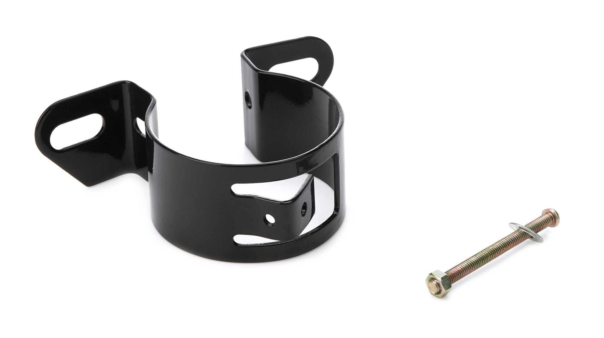 RACING POWER R9648BK Coil Bracket Horizontal Mount Black