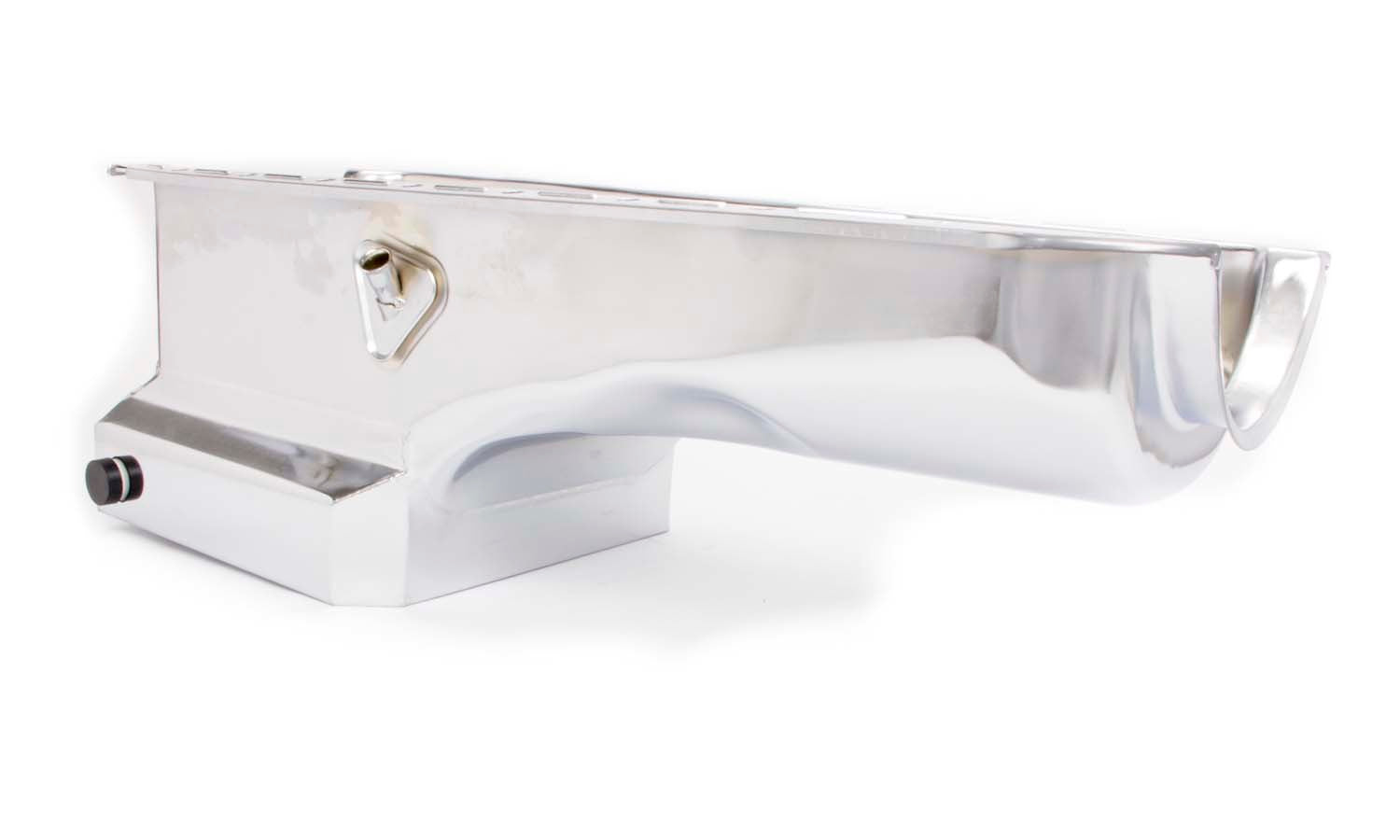 RACING POWER R9728 65-95 BBC Steel Drag Race Oil Pan Chrome