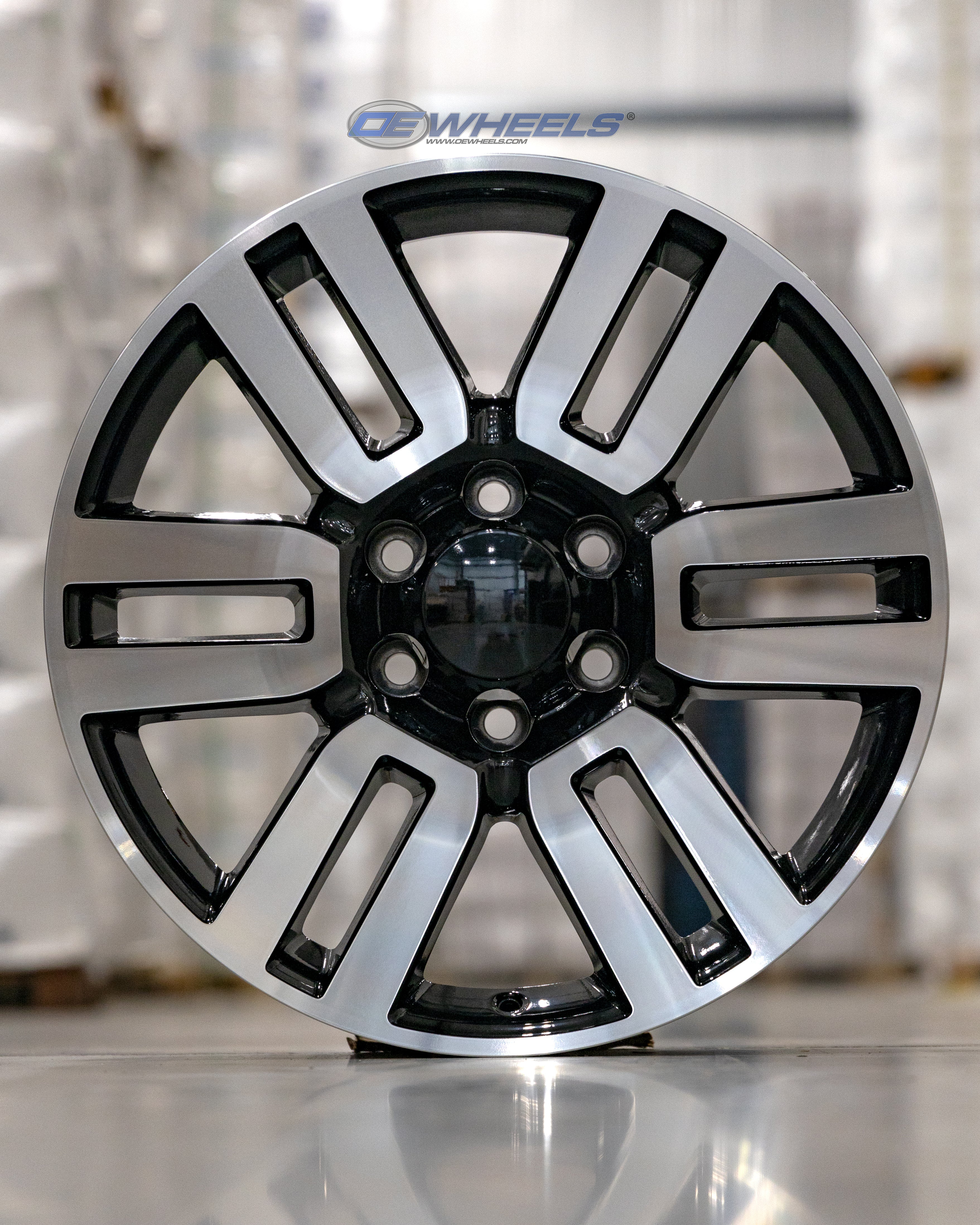 OE Wheels TY10-20070-6550-15MB 20" Replica fits Toyota 4Runner 20x7 Black Mach'd