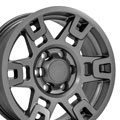 OE Wheels TY16B-17070-6550-4G1 17" Replica fits Toyota 4Runner Satin Graphite