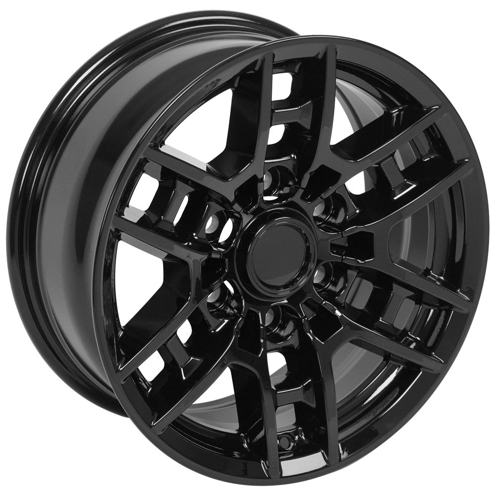 OE Wheels TY17-16070-6550-13B 16" Replica fits Toyota Tacoma TRD Gloss Black