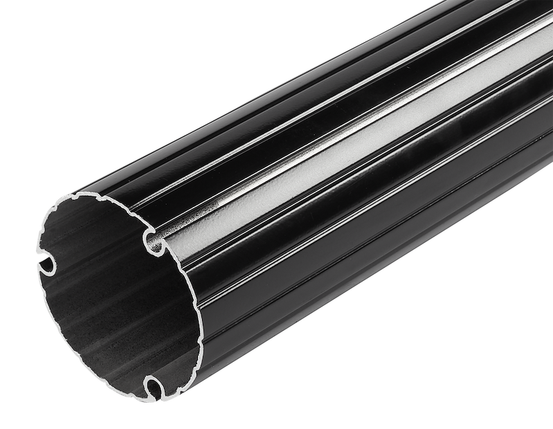 VELARIUM VET014W 14' Cut-to-Fit Black Powder Coated Aluminum Edge Trim