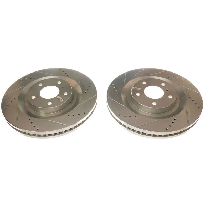 PowerStop fits Infiniti 19-20 QX50 Front Evolution Drilled & Slotted Rotors -