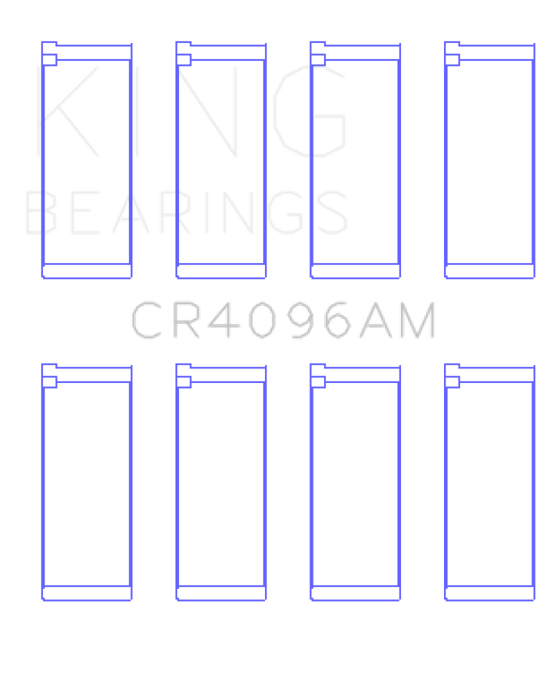 King CR4096AM fits Mazda FE/G6/F8 Rod Bearing Set