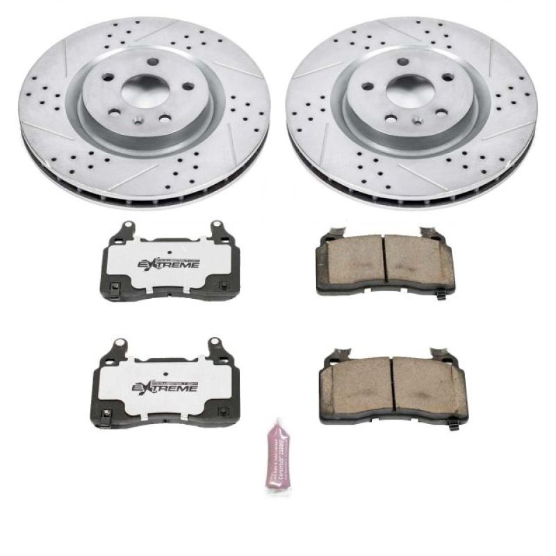 PowerStop K5602 26 10 fits Chevrolet Camaro Front Z26 Street Warrior Brake Kit