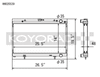 Koyo HH020539 89-94 fits Nissan 240SX S13 2.4L KA24E/DE (MT) Radiator