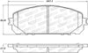 Stoptech 308.1843 Street Brake Pads - Front