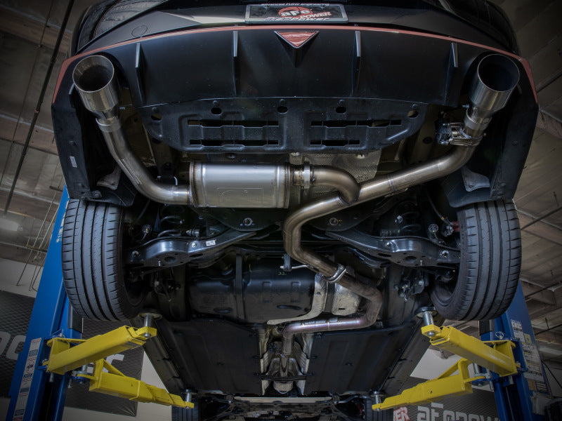 AFE 49-37027-P 22-23 fits Hyundai Elantra N L4-2.0L (t) 3in 304 SS Axle-Back E