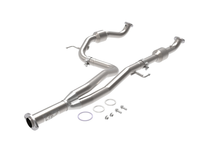 AFE 48-46011-RC fits Toyota Tacoma 16-17 V6-3.5L Twisted Steel Y-Pipe w/ Cat