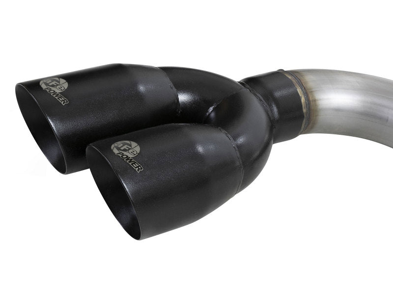 AFE 49-34106-B Series 3in 304SS Exhaust Cat-Back w/Blk Tip 2019 fits GM Silver