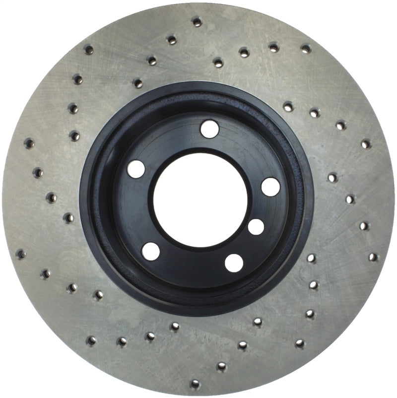 Stoptech 128.34077L 08-10 BMW 128i Cross Drilled Left Front Rotor