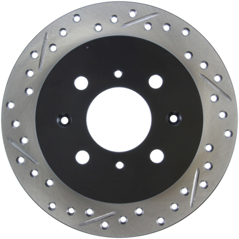 Stoptech 127.40017R 90-96 fits Acura Integra / 97-01 Integra (Exc. Type R) Slotted & Drilled Right Rear Rotor